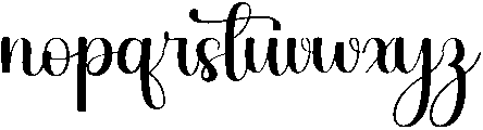 Holiday Regular otf (400) Font LOWERCASE
