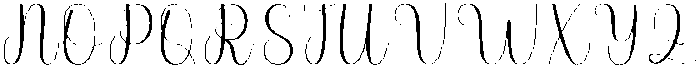 Holiday Regular otf (400) Font UPPERCASE