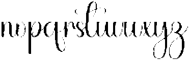 Holiday Regular otf (400) Font LOWERCASE