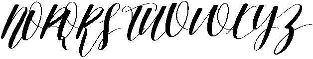 Holiday Regular otf (400) Font UPPERCASE