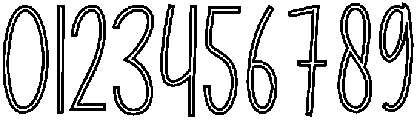 Holiday Regular otf (400) Font OTHER CHARS