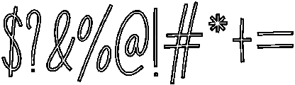 Holiday Regular otf (400) Font OTHER CHARS