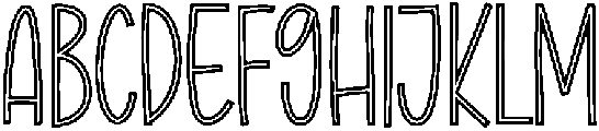 Holiday Regular otf (400) Font UPPERCASE