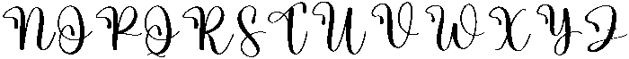 Holiday Regular otf (400) Font UPPERCASE