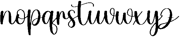 Holiday Regular otf (400) Font LOWERCASE
