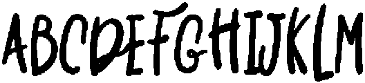 Holiday Regular otf (400) Font UPPERCASE