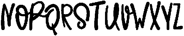 Holiday Regular otf (400) Font UPPERCASE