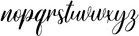 Holiday Regular otf (400) Font LOWERCASE