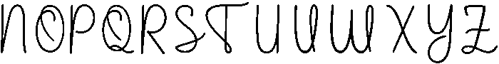Holiday Regular otf (400) Font UPPERCASE