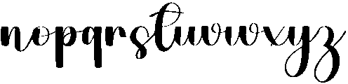 Holiday Regular otf (400) Font LOWERCASE