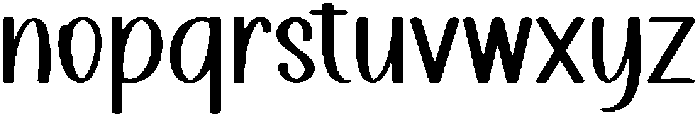 Holiday Regular otf (400) Font LOWERCASE