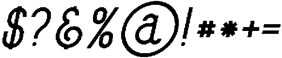 Holiday Regular otf (400) Font OTHER CHARS