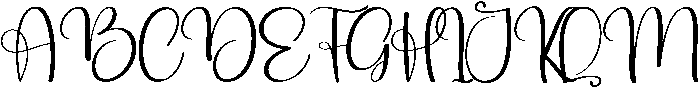 Holiday Regular otf (400) Font UPPERCASE