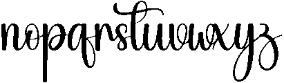 Holiday Regular otf (400) Font LOWERCASE