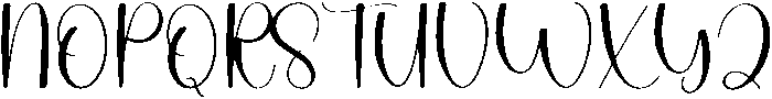 Holiday Saturday Regular otf (400) Font UPPERCASE