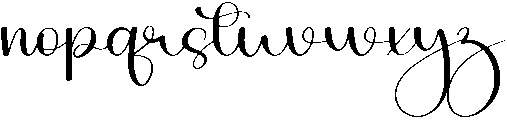 Holiday Saturday Regular otf (400) Font LOWERCASE