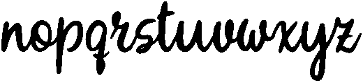Holiday Spirit Regular otf (400) Font LOWERCASE