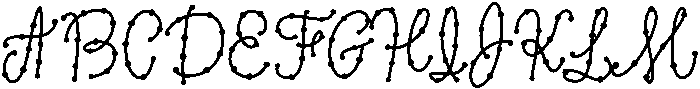 Holiday String Regular otf (400) Font UPPERCASE