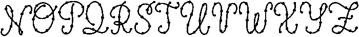 Holiday String Regular otf (400) Font UPPERCASE