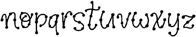 Holiday String Regular otf (400) Font LOWERCASE