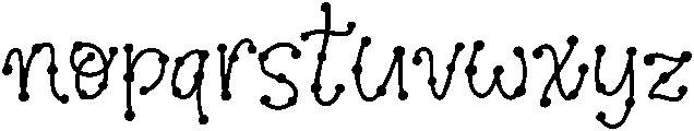 Holiday String Regular ttf (400) Font LOWERCASE