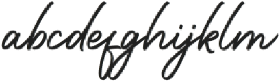 Holiday Thin Line Regular otf (100) Font LOWERCASE