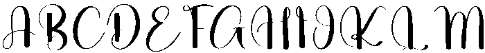 Holiday Wishes Regular otf (400) Font UPPERCASE