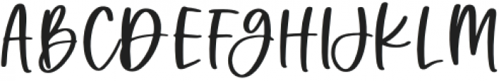 Holiday Wishes Regular otf (400) Font UPPERCASE