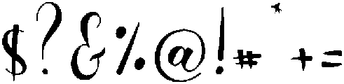 Holiday otf (400) Font OTHER CHARS