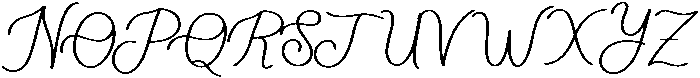 Holiday otf (400) Font UPPERCASE