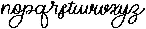 Holiday otf (400) Font LOWERCASE
