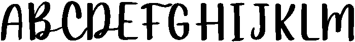 Holiday otf (400) Font UPPERCASE