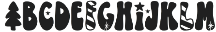 HolidayRetroRegular otf (400) Font LOWERCASE