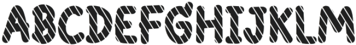 HolidayStripes Regular otf (400) Font UPPERCASE