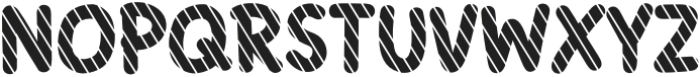 HolidayStripes Regular otf (400) Font UPPERCASE