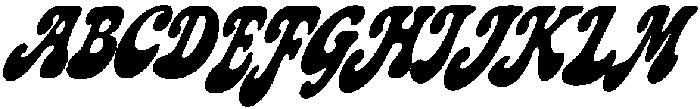 Holidaze Display Italic ttf (400) Font UPPERCASE