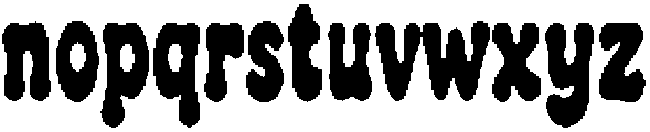 Holidaze Display Regular otf (400) Font LOWERCASE