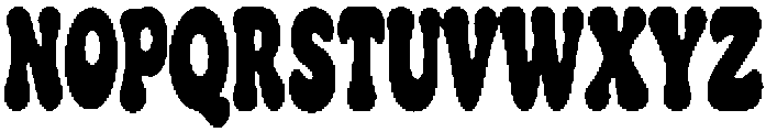 Holidaze Display Regular ttf (400) Font UPPERCASE