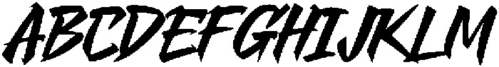 Holigans Attack otf (400) Font UPPERCASE