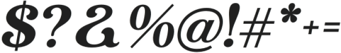 Holimole Black Italic otf (900) Font OTHER CHARS