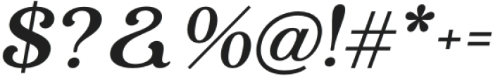 Holimole Bold Italic otf (700) Font OTHER CHARS