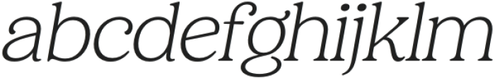 Holimole Extra Light Italic otf (200) Font LOWERCASE