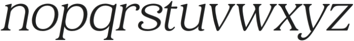 Holimole Light Italic otf (300) Font LOWERCASE