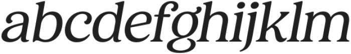 Holimole Medium Italic otf (500) Font LOWERCASE