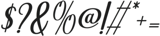 Holina Journey Italic otf (400) Font OTHER CHARS