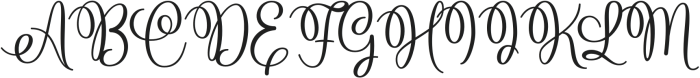 Holina Journey Regular otf (400) Font UPPERCASE