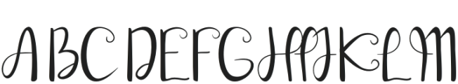 Holisobi Silisoang Regular otf (400) Font UPPERCASE