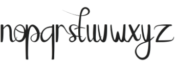 Holisobi Silisoang Regular otf (400) Font LOWERCASE