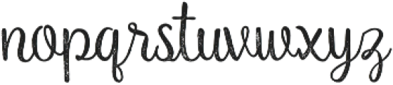 Holistic Script Rough otf (400) Font LOWERCASE