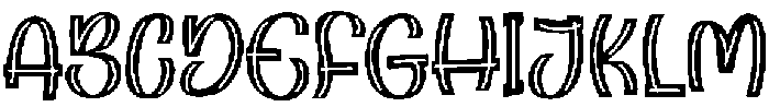 Holizone otf (400) Font UPPERCASE